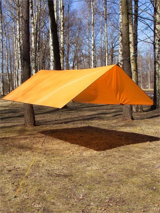 Тент КМФ78 туристический 285х330 оранжевый kmf-tent/ora