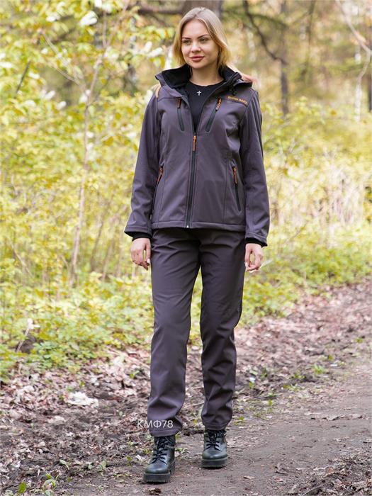 Костюм Snow Bars GOLD женский softshell графит ЖКД-1118