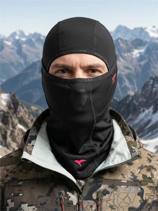 Балаклава Sina ACTIVESKIN влагоотводящая (до -25 С) черная 25.6MSMDUB6