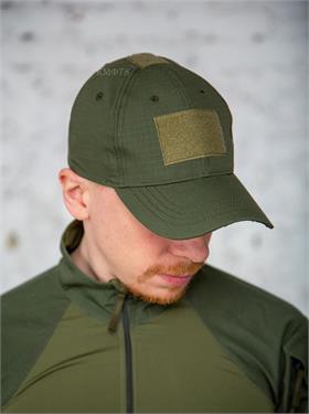 {{photo.Alt || photo.Description || 'Бейсболка КМФ78 тактическая рип-стоп с велкро олива'}}