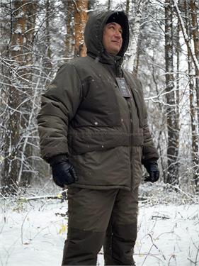 {{photo.Alt || photo.Description || 'Костюм Тайгер Горка Егерь ткань Канада мембрана на флисе (до -45 С) хаки'}}