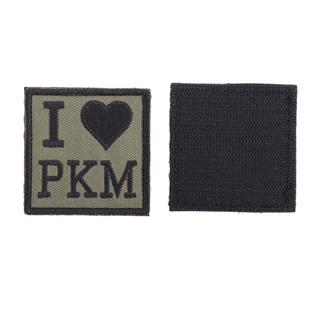 {{photo.Alt || photo.Description || 'Шеврон KE Tactical I Love PKM квадрат 6 см олива/черный'}}