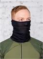 Бандана-труба шарф-трансформер (Бафф) бесшовный черный buff-kmf/blk