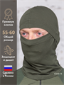 Балаклава КМФ78 Спорт тактическая 95% хлопок 5% лайкра олива BLK-лх-спт/олив