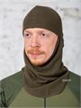 Балаклава КМФ78 гридовый ("вафельный") флис олива BLK-grd/олив