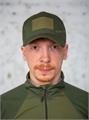Бейсболка КМФ78 тактическая рип-стоп с велкро олива BB/oliv