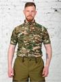 Рубашка К-Спец тактическая боевая с коротким рукавом 100% хлопок мультикам рубТ-КР-хлоп/млт
