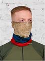 Шарф-труба КМФ78 бафф бесшовный 50х25 см 100% пэ флаг Россия триколор buff-kmf/рос