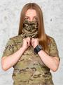 Бандана-труба шарф-трансформер (Бафф) плоский шов мультикам buff-kmf-FL/mlt