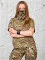 Бандана-труба шарф-трансформер (Бафф) плоский шов мультикам buff-kmf-FL/mlt