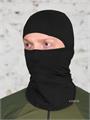 Балаклава БАРС Гюрза М1 летняя 92% хлопок, 8% лайкра черная блк/грз/чрн