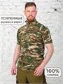 Рубашка К-Спец тактическая боевая с коротким рукавом 100% хлопок мультикам рубТ-КР-хлоп/млт