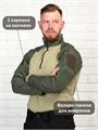 Рубашка К-Спец тактическая боевая с длинным рукавом рип-стоп олива рубТ-РС/олив