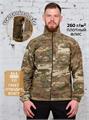 Куртка КМФ78 флисовая милитари мультикам kmf-ФЛкурт/mlt