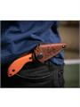 Нож Kizlyar Supreme HAMMY Niolox StoneWash G10 туристический оранжевый 4650065056915