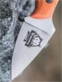 Нож Kizlyar Supreme HAMMY Niolox StoneWash G10 туристический оранжевый 4650065056915